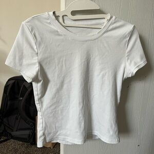 White Baby Tee